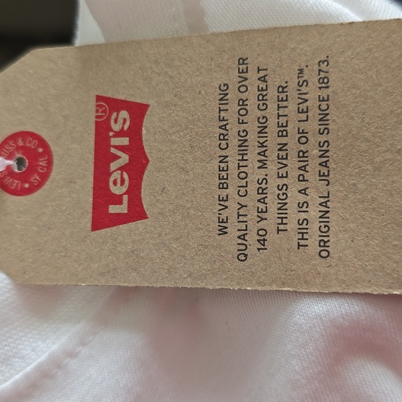 LEVIS SIGNATURE BRAND BOYS OFF-WHITE LONG SLEEVE TEE SHIRT SIZE 4 - Picture 9 of 9